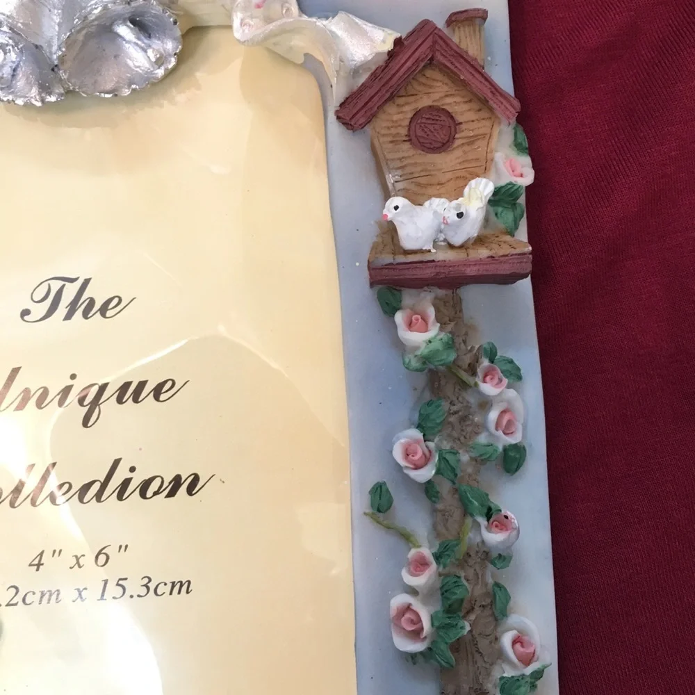 Vintage The Unique Collection Wedding Bells Photo Frame